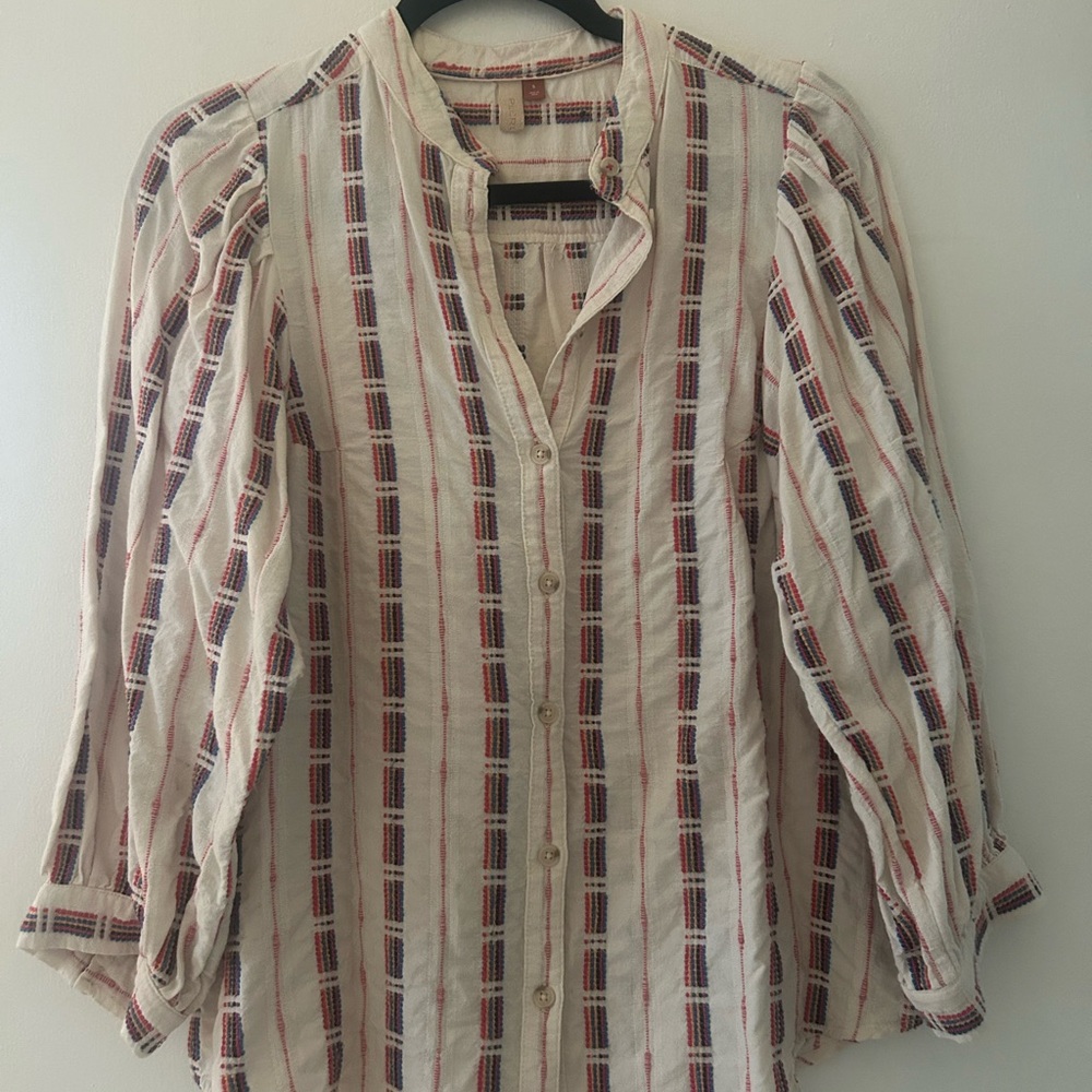 Pilcro Textured Button-Down Shirt